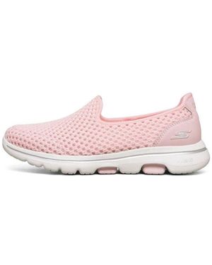Skechers (Wmns) Gowalk Slip-On Shoes - Pink