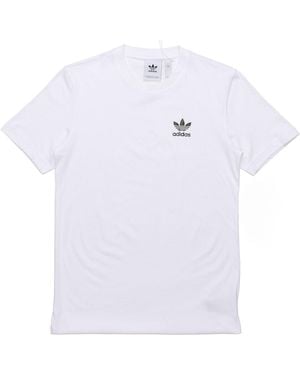 adidas Originals Solid Colour Logo Short Sleeve - White