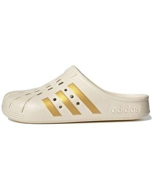 adidas Adilette Clog 'Wonder Metallic' - Natural