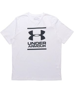 Under Armour Gl Foundation Casual Round Neck Sports Breathable Short Sleeve - White