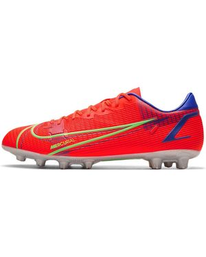 Nike Mecurial Vapor 14 Academy Hg Hard Ground Cleats 'Bright Crimson Burst' - Red