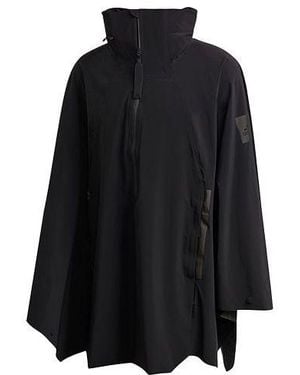 adidas Myshelter Cape Outdoor Sports Zipper Cardigan Hooded Jacket - Black