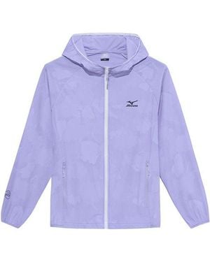 Mizuno Upf50+Logo Outdoor Jacket - Purple