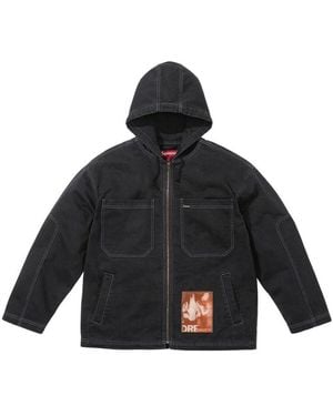 Supreme X Mark Leckey Dream English Kid Hooded Jacket - Black