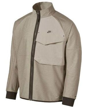 Nike Sportswear Dri-Fit Tech Pack Moisture Conduction Quick Dry Casual Jacket Moon Lime - Natural
