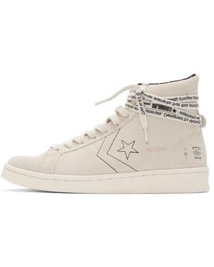 Converse Midnight Studios X Pro Leather Mid - Natural
