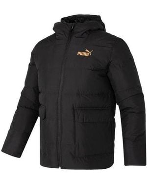 PUMA Street Style Hoodie Down Jacket - Black