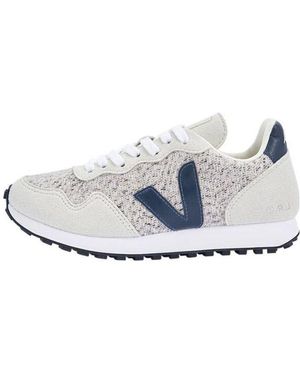 Veja Sdu Alveomesh Flannel 'Snow Nautico' - White