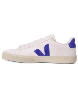 Veja Campo Chromefree Lace-Up Trainers - Blue