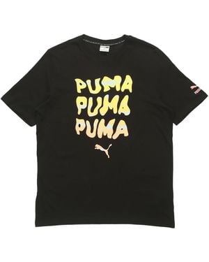 PUMA Summer Graphic T-Shirt - Black