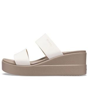 Crocs™ (Wmns) Brooklyn Lightweight Mushroom Sandals - Grey