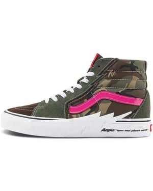 Vans Sk8-Hi X Aape 'Bolt Camo' - Green