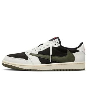 Nike (Wmns) 1 Retro Low Og Sp X Travis Scott 'Medium' - Black