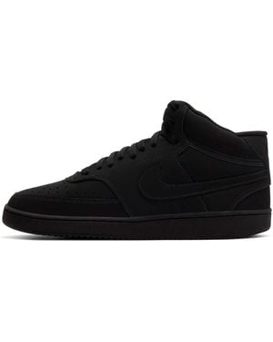 Nike Court Vision Mid 'Triple' - Black