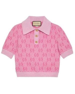 Gucci Gg Polo - Pink