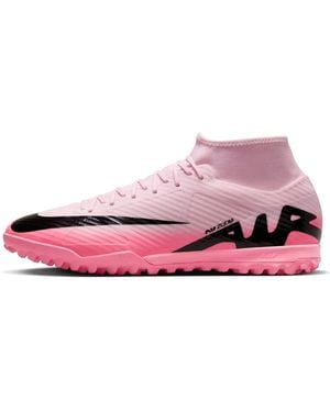 Nike Mercurial Superfly 9 Academy Tf High-Top Soccer Shoes - Pink