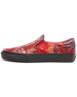 Vans Slip-On 'Festival Satin' - Red