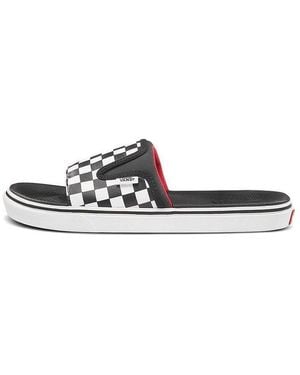 Vans Ultracush Slide-Onslippers/ Chess Board And - White