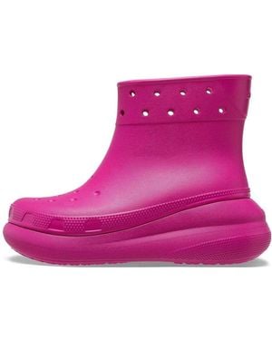 Crocs™ (Wmns) Classic Crush Boots 'Fuchsia Fun' - Purple