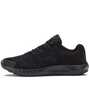 Under Armour Ua Micro G Pursuit Bp Road Running Shoe,black White White,14 Uk