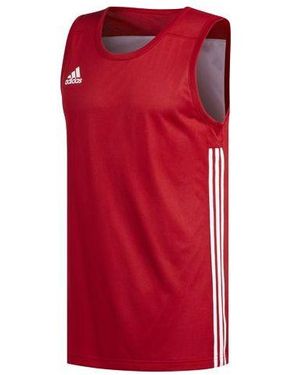 adidas Knitted Breathable Basketball Vest - Red
