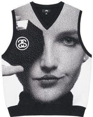 Stussy Photo Jacquard Vest - Black
