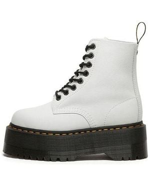 Dr. Martens 140 Pascal Pisa Martin Boots White - Black