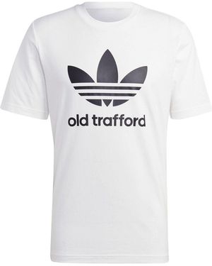 adidas Manchester United Og Trefoil T-Shirt - White