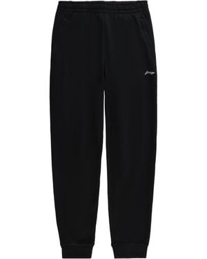 Li-ning Reflective Logo Sweatpants Pants - Black