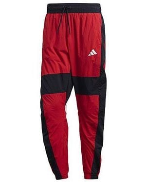 adidas M O Shape Pant Splicing Sports Bundle Feet Trousers - Red