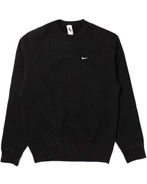 Nike Lab Nrg Fleece Crew Round Neck Pullover - Black