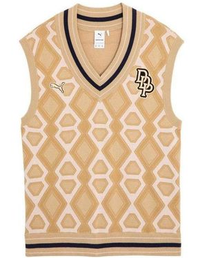 PUMA X Dapper Dan Knit Vest Ginger Root - Natural