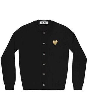 COMME DES GARÇONS PLAY (Wmns) Cardigan Heart Az-N061-051-1 - Black