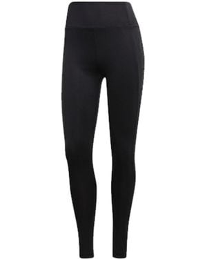 adidas (Wmns) Design 2 Move High-Rise Logo Tights Asia Sizing - Black
