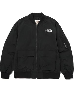 The North Face All-Round Bomber Jacket in Black for Men | Lyst UK