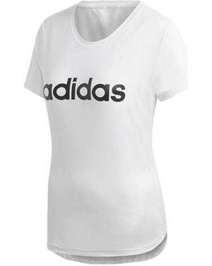 adidas (Wmns) Design 2 Move Logo T-Shirt Asia Sizing - White