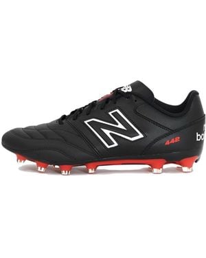 New Balance 442 Team Hg Bk2 Soccer Shoes - Black