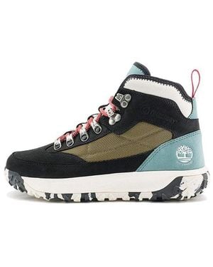 Timberland (Wmns) Greenstride Motion Inch Waterproof Mid Hiking Boots Nubuck' - Black