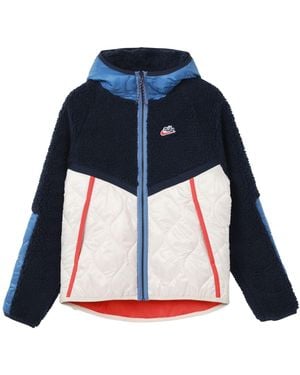 Nike Sportswear Heritage Color Warm Cap Jacket Obsidian - Blue