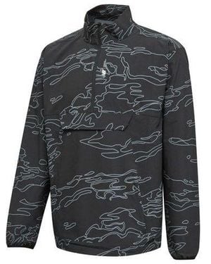New Balance Printing Casual Stand Collar Long Sleeves Jacket Printing - Gray