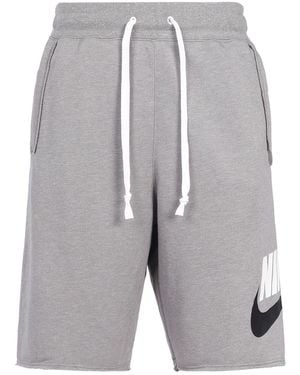 Nike As Sportswear Spe Ft Alumni Short Logo - Grey