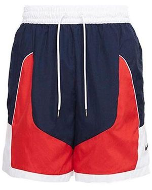 Nike Throwback Woven Sports Basketball Shorts - Red