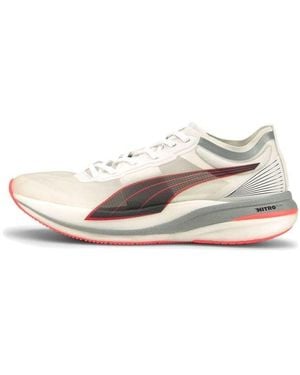 PUMA Deviate Nitro Elite Lava Blast' - White