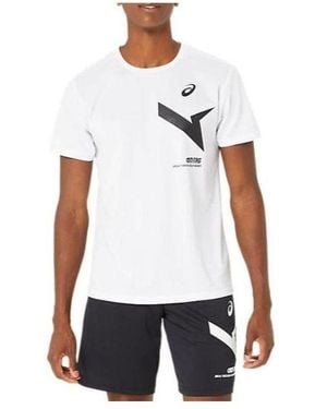 Asics A-I-M Dry Short Sleeve T-Shirt 'Brilliant' - White
