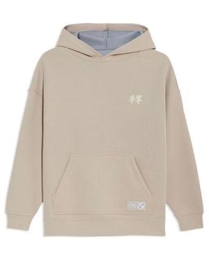 Li-ning Sports Stylish Series Logo Embroidered Hoodie - White