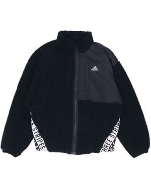 adidas (Wmns) Boa Jacket Stand Up Collar Jacket Coat - Blue