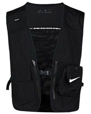 Nike Fc Detachable Vest Asia Sizing - Black