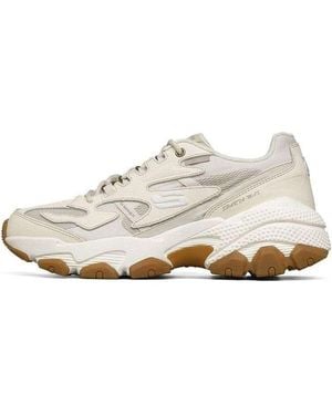 Skechers D Lites Outdoor Vntg Chunky Shoes - White