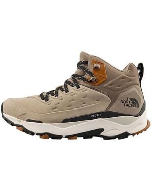 The North Face Vectiv Exploris Futurelight Mid Hiking Shoes 'Flax Tnf' - Brown