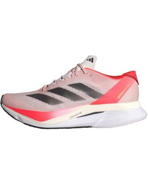 adidas (Wmns) Adizero Boston 12 'Sandy Aurora Met Solar' - Pink